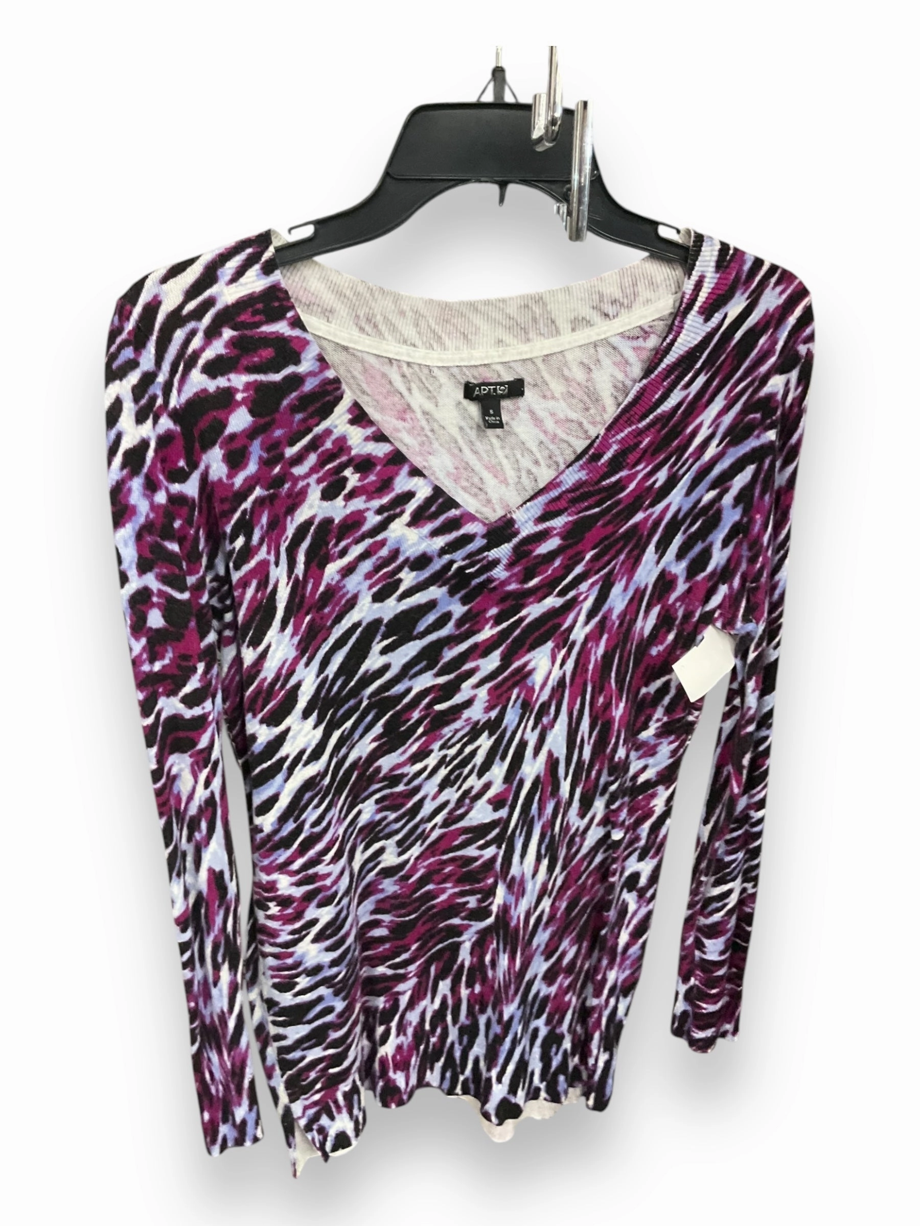 ErgonomicShape Sweater By Apt 9 In Animal Print, Size: S