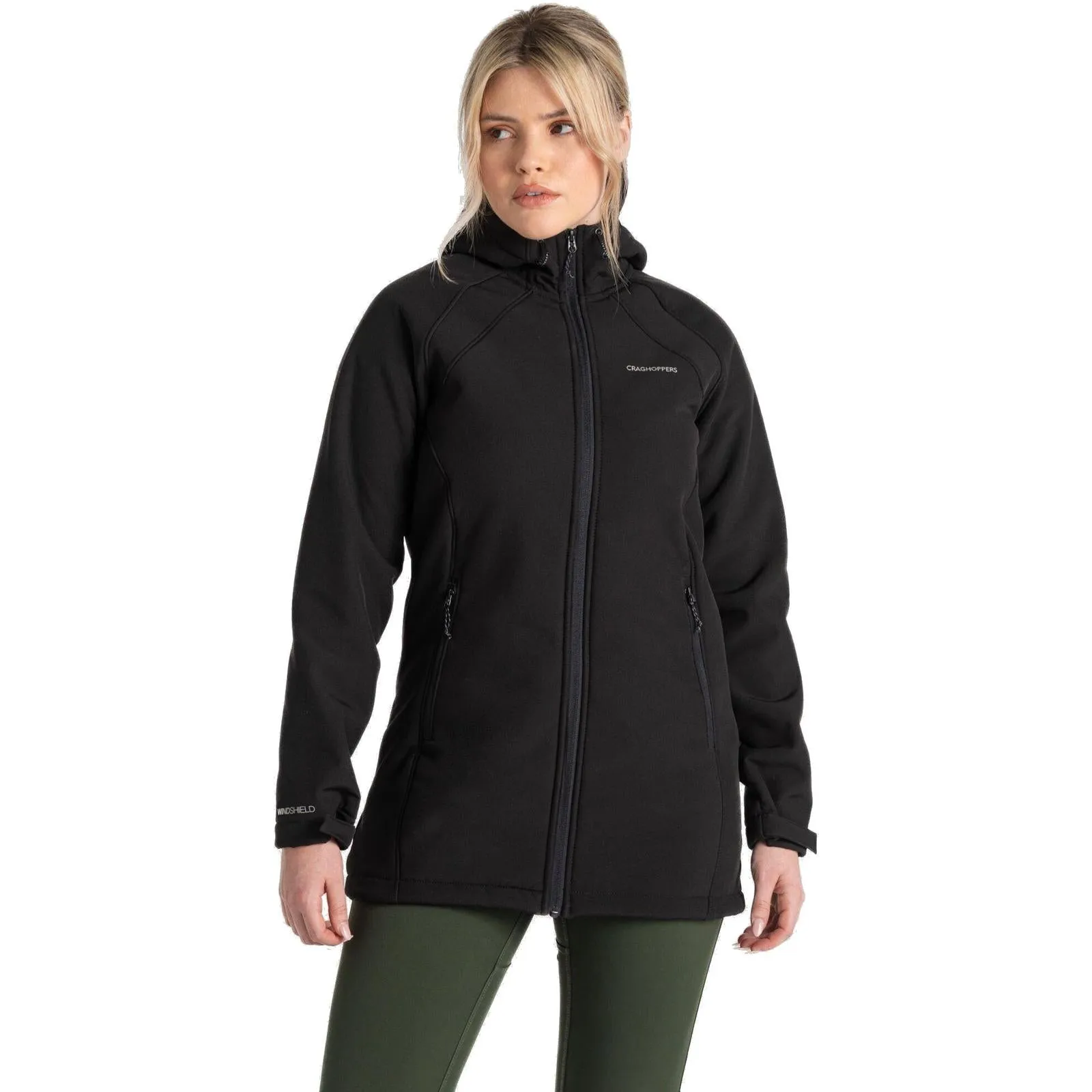 Comfort Focused Design Stay Dry Interior Craghoppers Womens Gwen Softshell Hooded Jacket