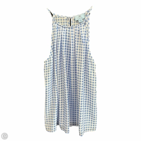 FullCut Shoulder Ethically Sourced Material Top Sleeveless By Cece In Plaid Pattern, Size: S