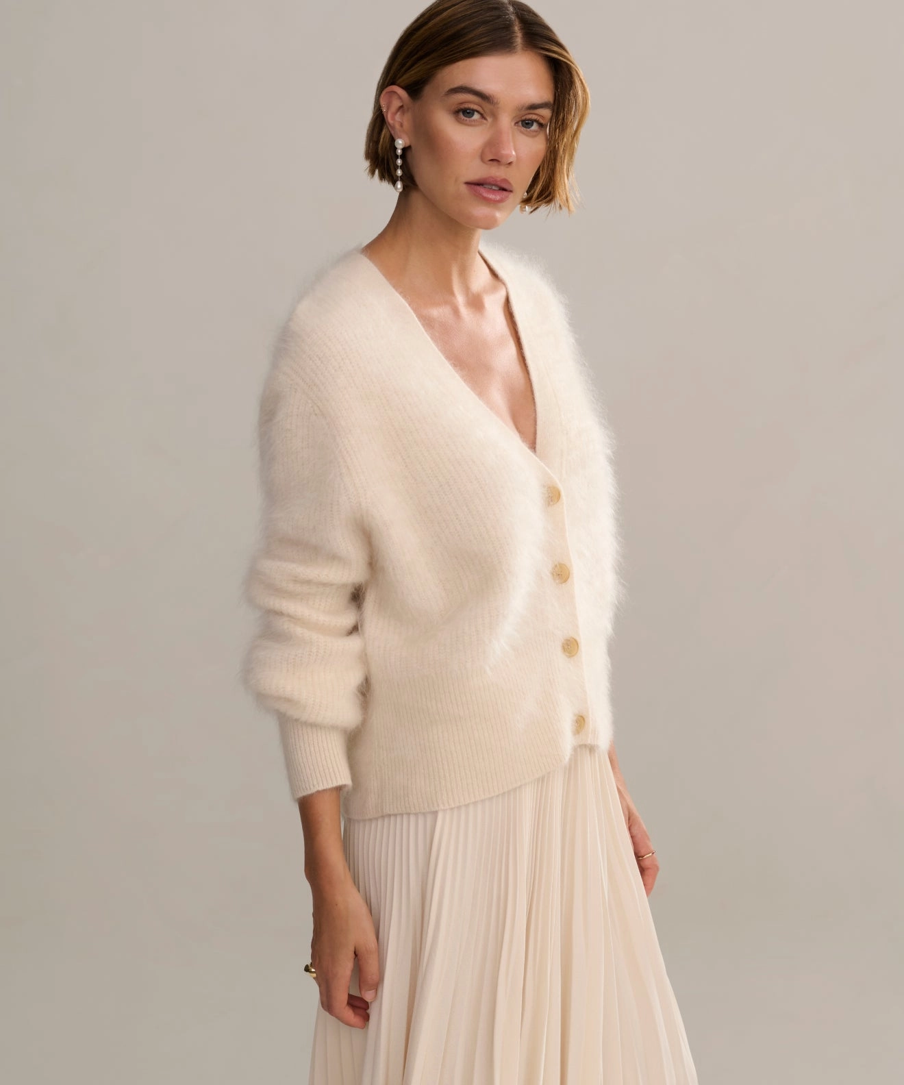 Cashmere Peyton Cardigan Chilly Knit Warm Layers
