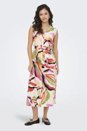 Light Touch Lumi Multi Print Midi Dress