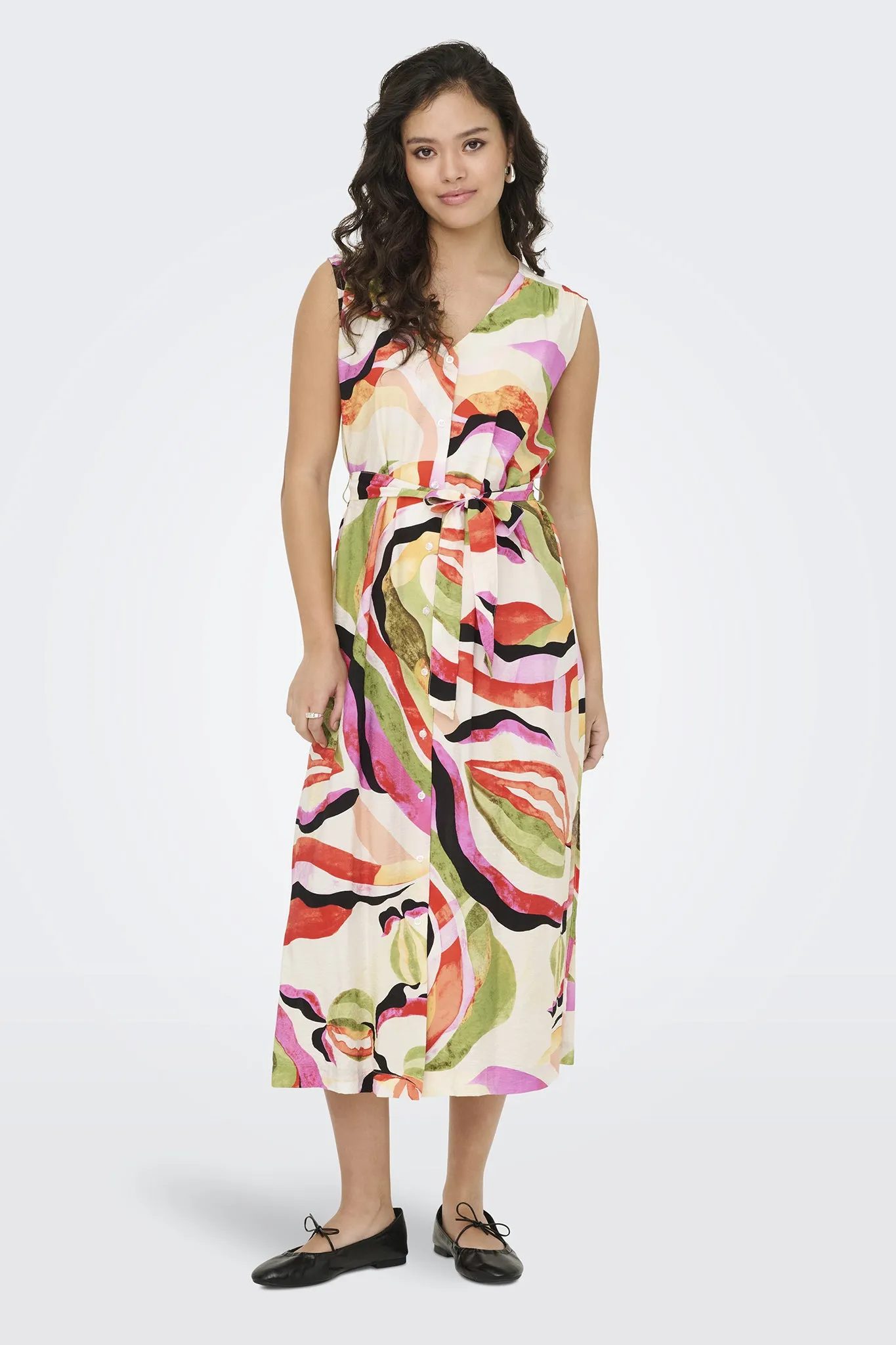 Light Touch Lumi Multi Print Midi Dress