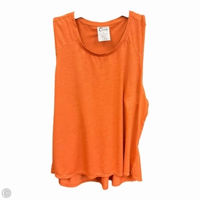 StretchTechnology WaffleWeave Athletic Tank Top By Zyia In Orange, Size: Xl