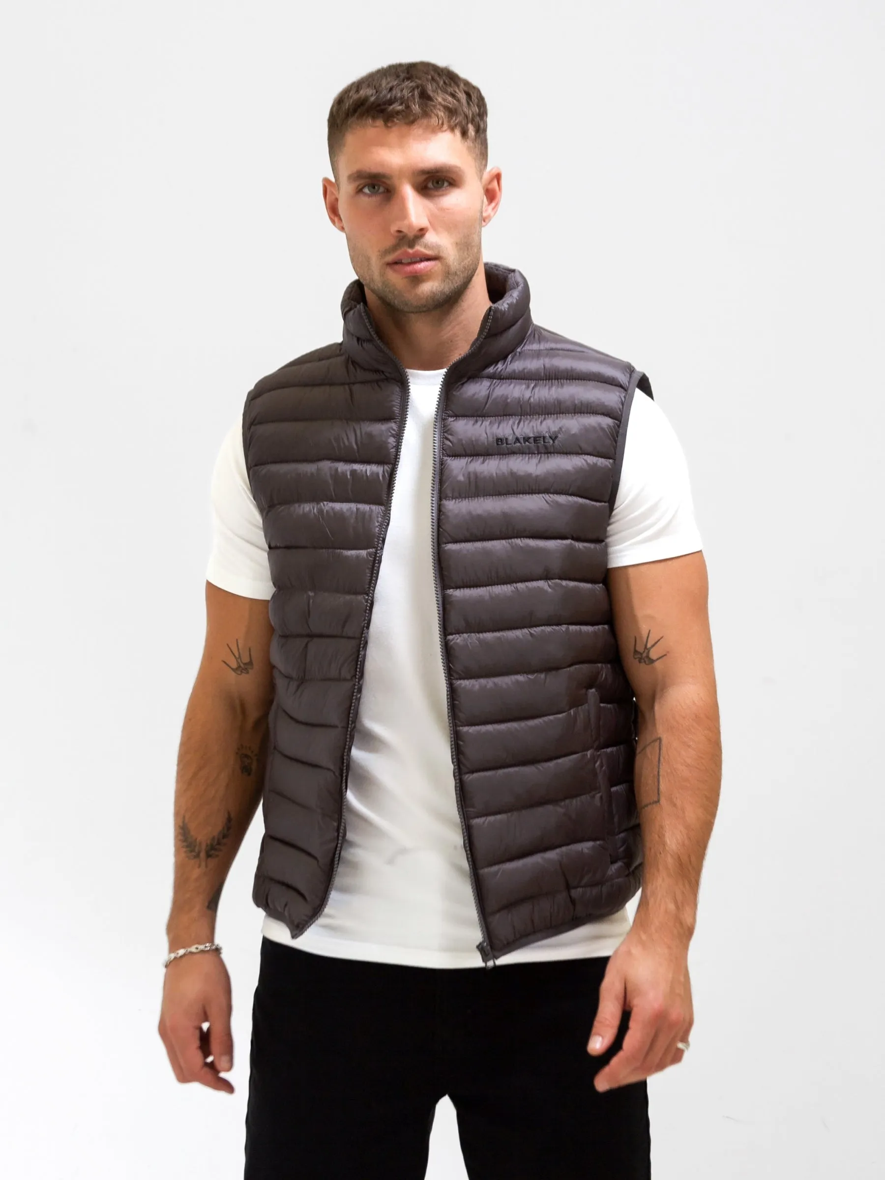 Wind Stop Ellis Lightweight Gilet - Charcoal