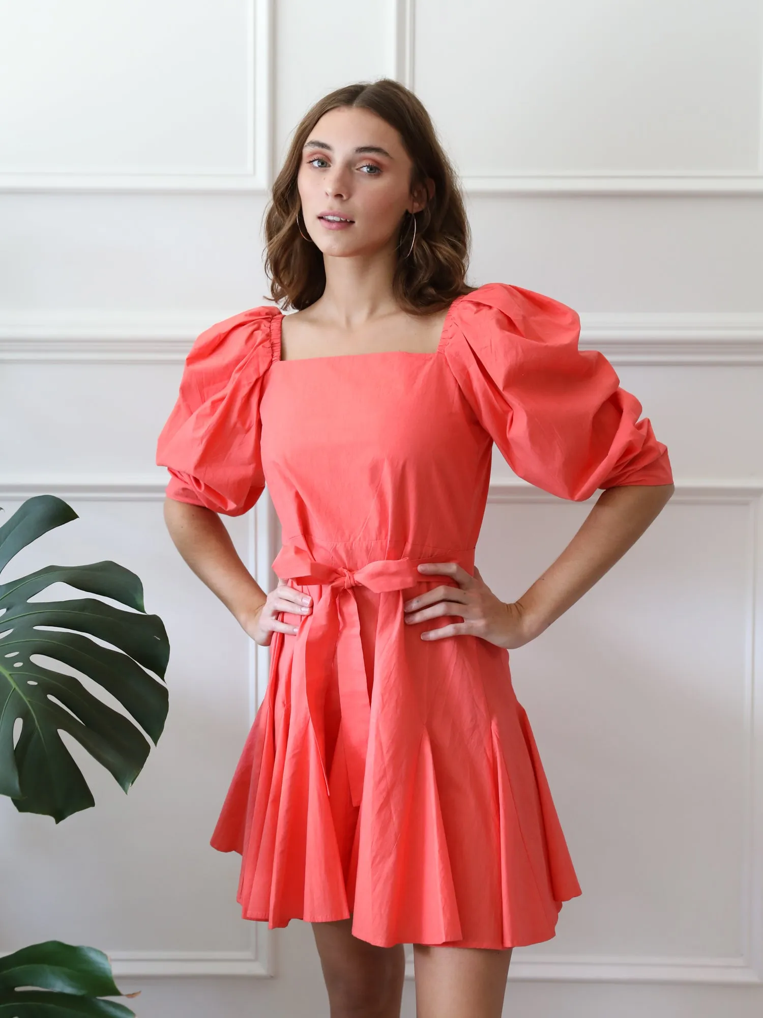 Organic-Fabric Anais Dress in Melon