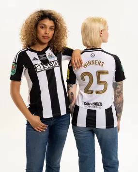 Newcastle United adidas Women's Carabao Cup 2025 Winners Shirt Modern Style Trend Summer Favorite