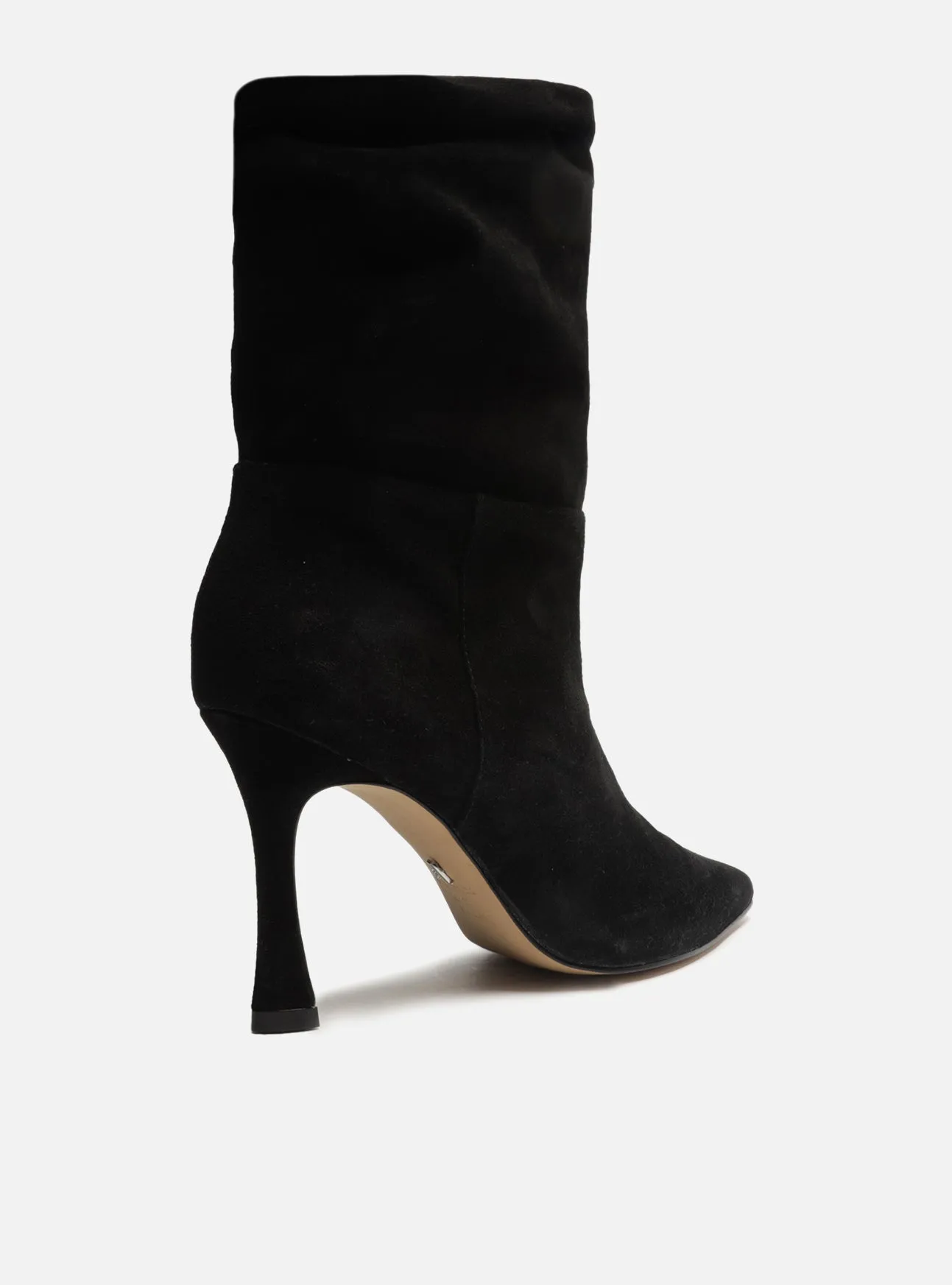Sustainable Material Blend Double Stitched Seams Cleo Leather Stiletto Boot