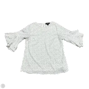 easy to pair Top Short Sleeve Designer By Karl Lagerfeld In Polkadot Pattern, Size: Xs