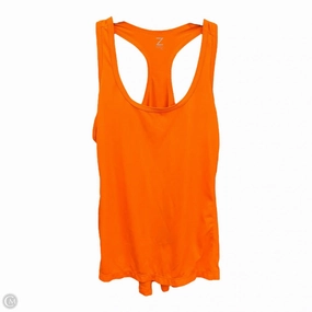 Athletic Tank Top By Zella In Orange, Size: L Non Chafing Side Seams