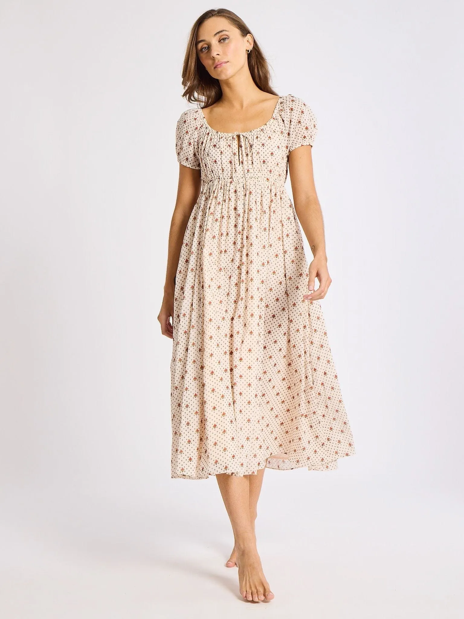 Coralie Dress in Blush Foulard Summer Ease