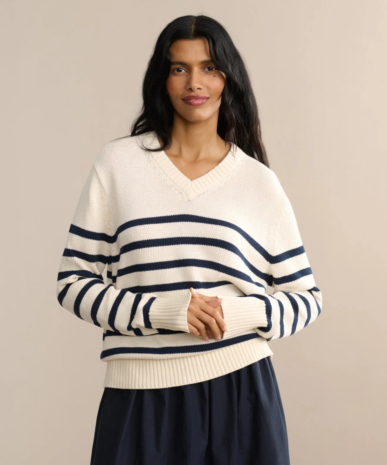 Relax Fit Wear Cotton Kate V-Neck