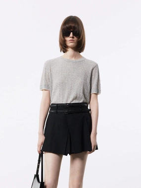 Ultra Lightweight Build Cotton Linen Knit Top