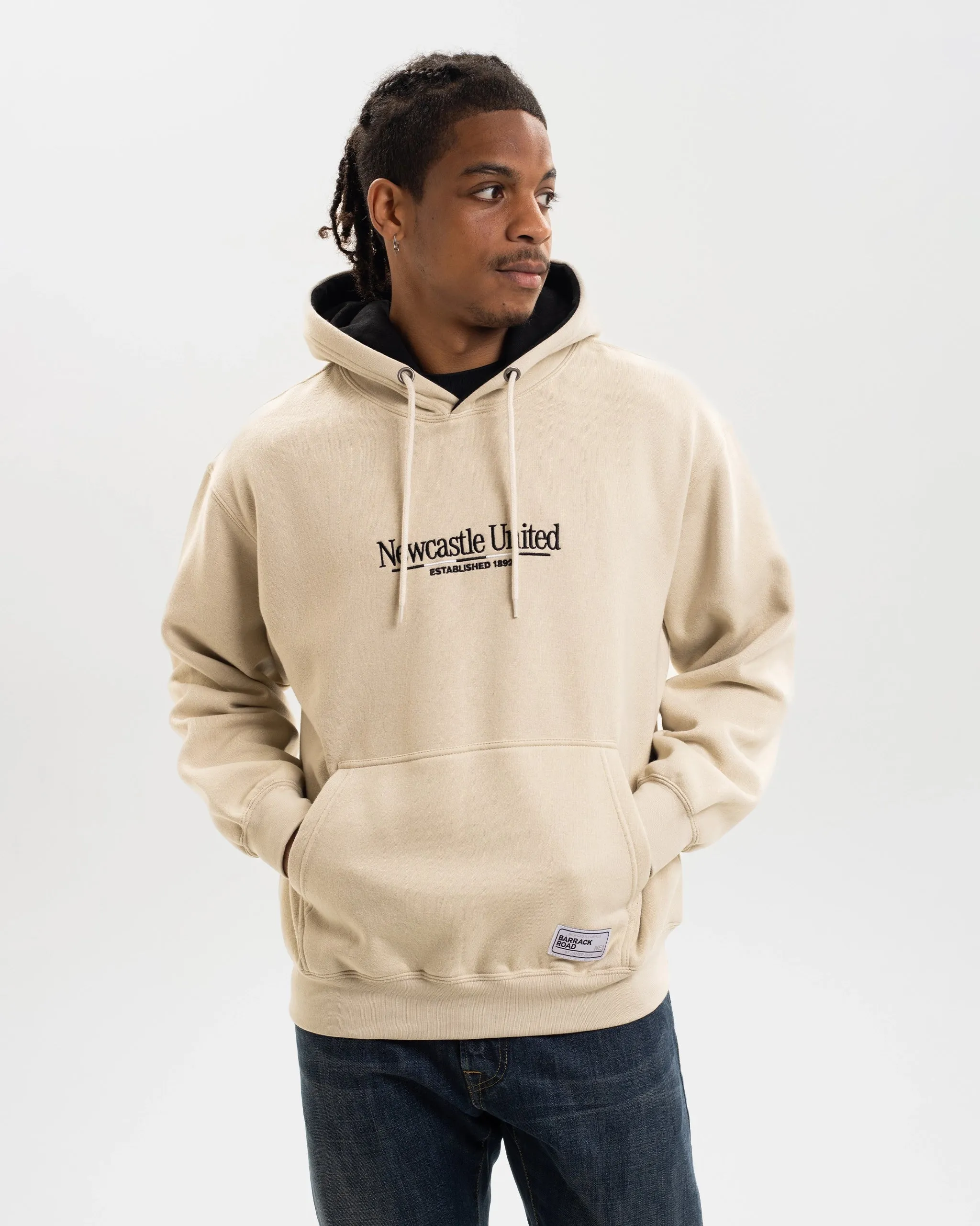 Newcastle United St. James' Park Stone Graphic Hoodie Winter Fashion Must-Have