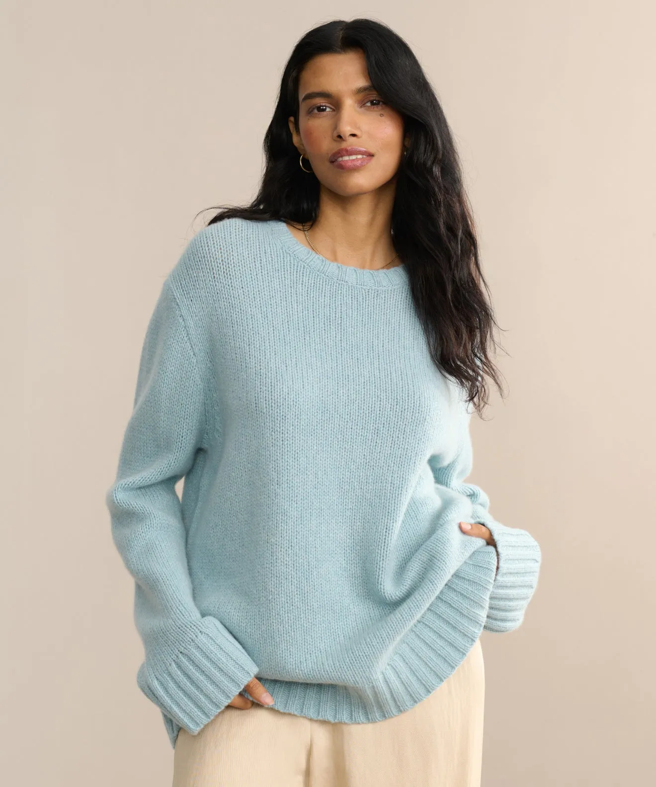 Cashmere Amelia Crewneck Casual Knit Style Stylish Comfort