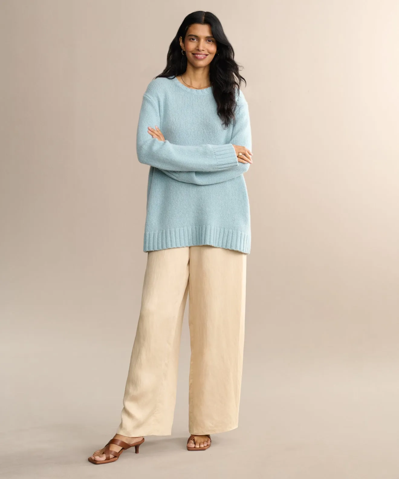Cashmere Amelia Crewneck Snug Fit