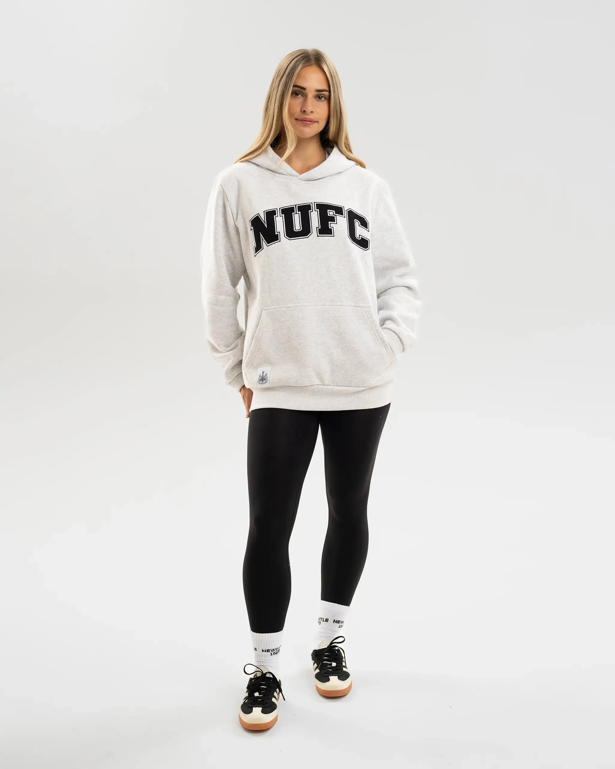Cold Day Ready Newcastle United Adults NUFC Glacier Grey Hoodie