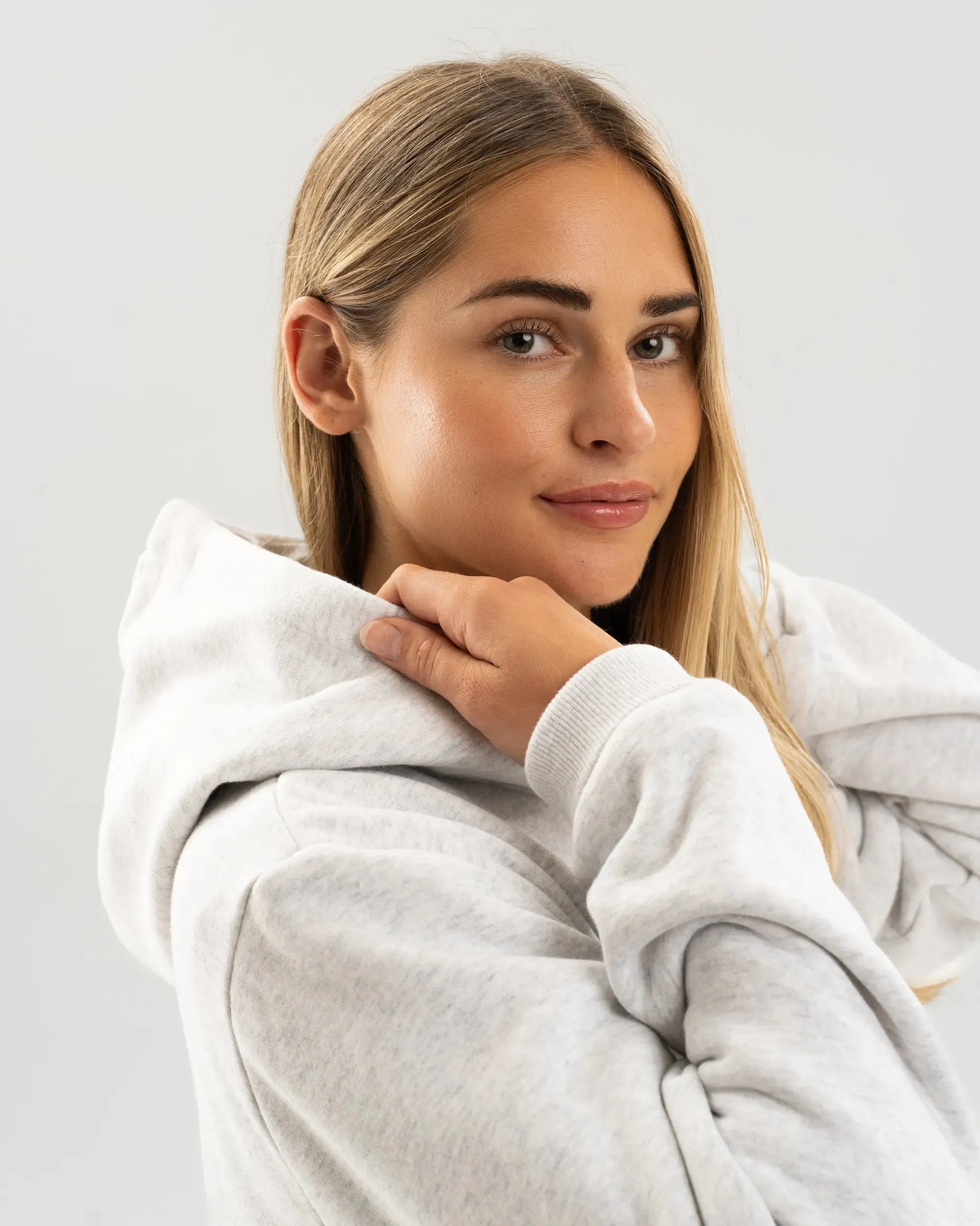 Comfort Choice Knit Layers Newcastle United Adults NUFC Glacier Grey Hoodie