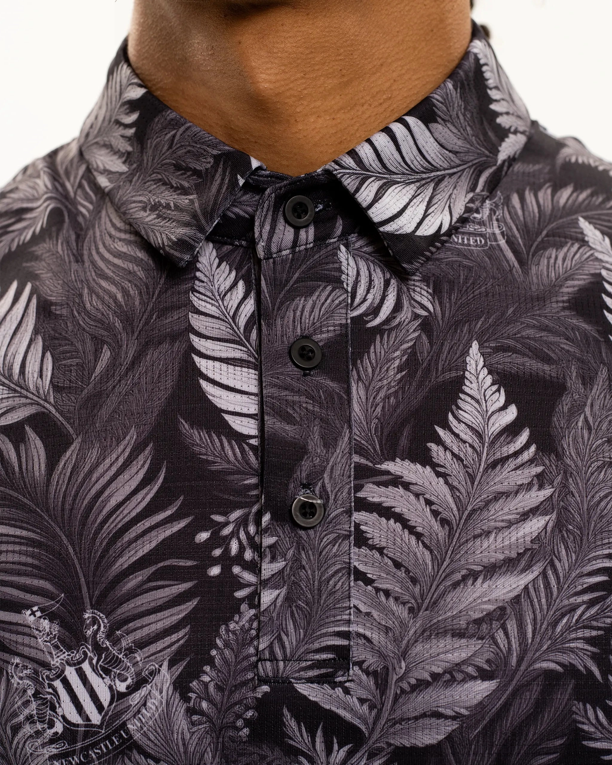 Premium Wear Newcastle United Men's Black Feather Polo Shirt