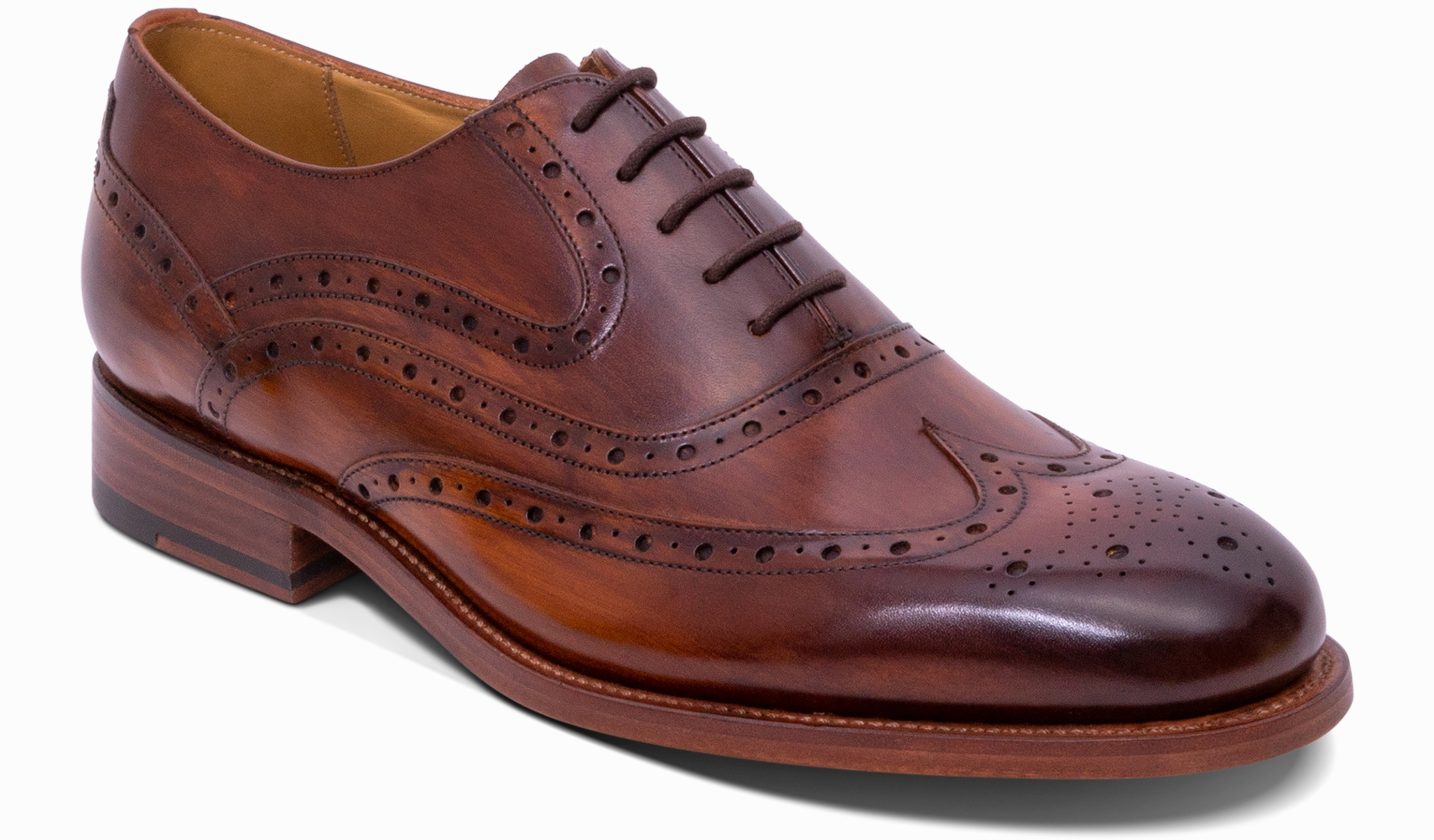 Liffey - Hand Brushed Brown Comfortable Fit Shoes Business casual