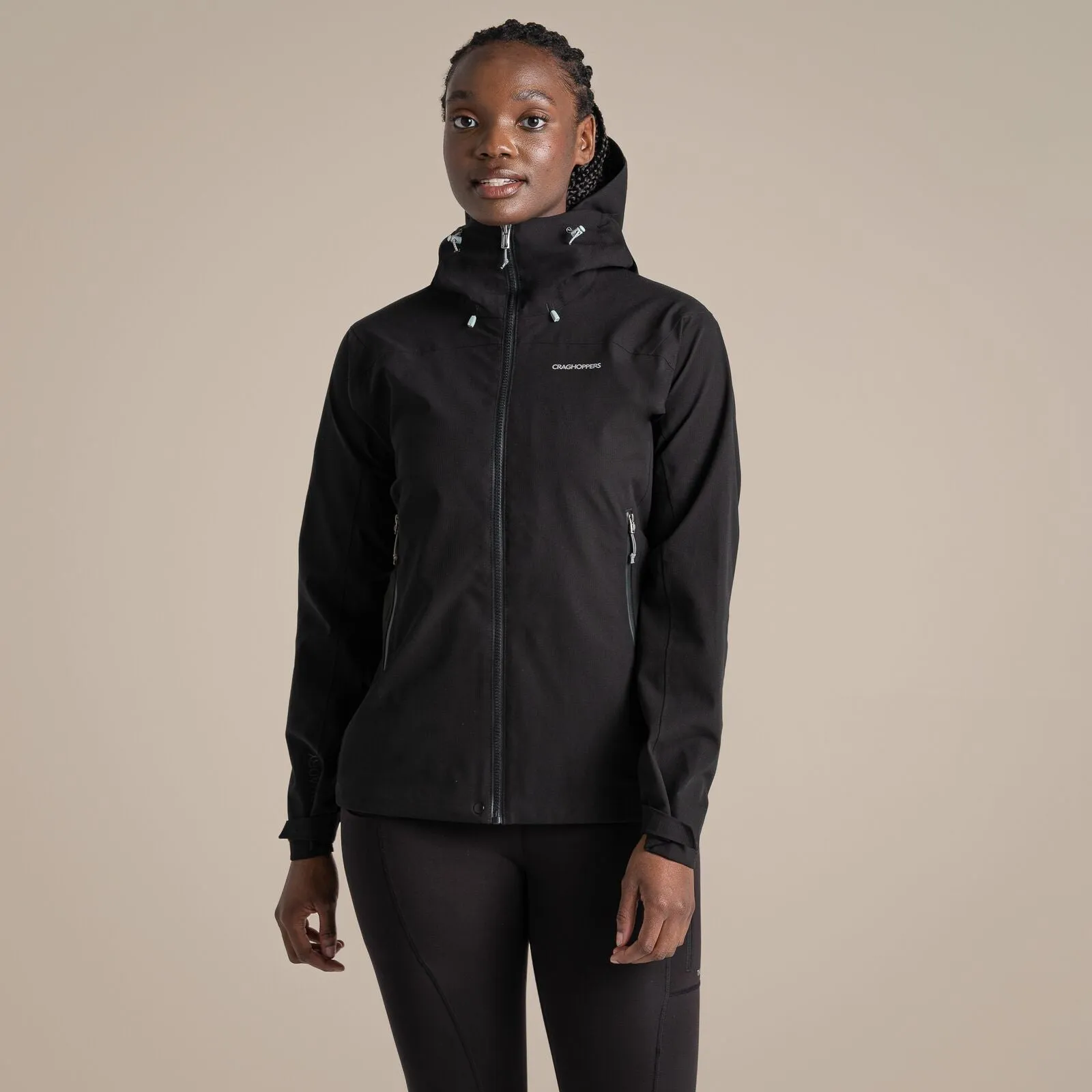Craghoppers Womens Dynamic Pro II Breathable Waterproof Jacket Thermo Regulating Office Wear