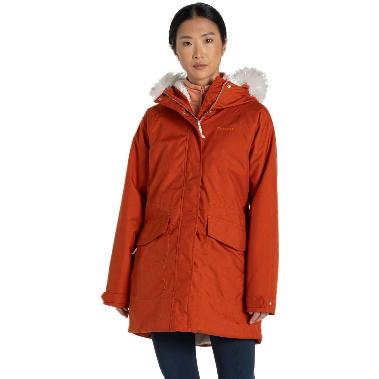 Craghoppers Womens Sofia Waterproof Jacket Autumn Layers Windproof Inner Layer