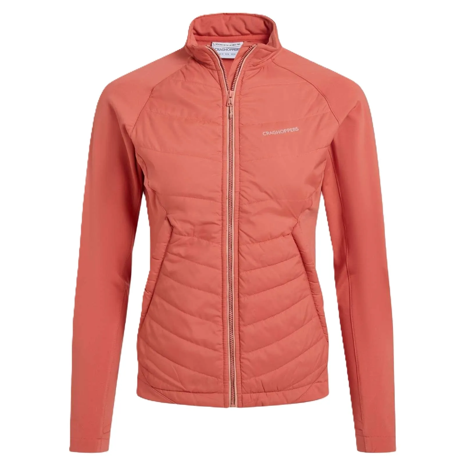 Craghoppers Womens Yolanda Hybrd Insulating Padded Jacket Bomber Cut