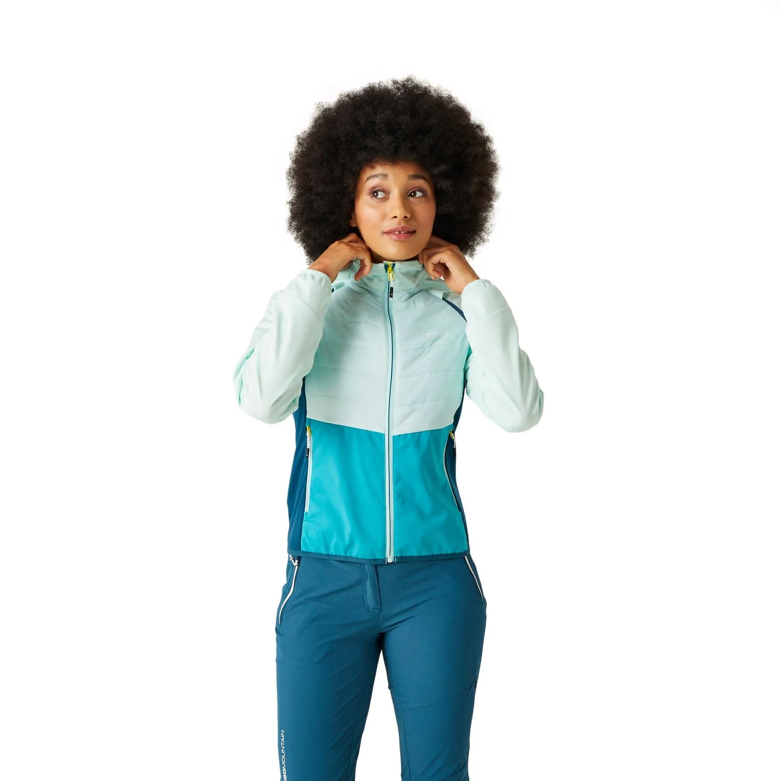 Stylish Layer Stretch Comfort Fit Regatta Womens Steren II Hybrid Zip Off Sleeve Padded Jacket