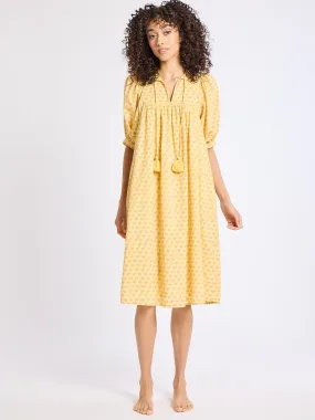 Fresh Palette Move Free Saffron Dress in Buttercup