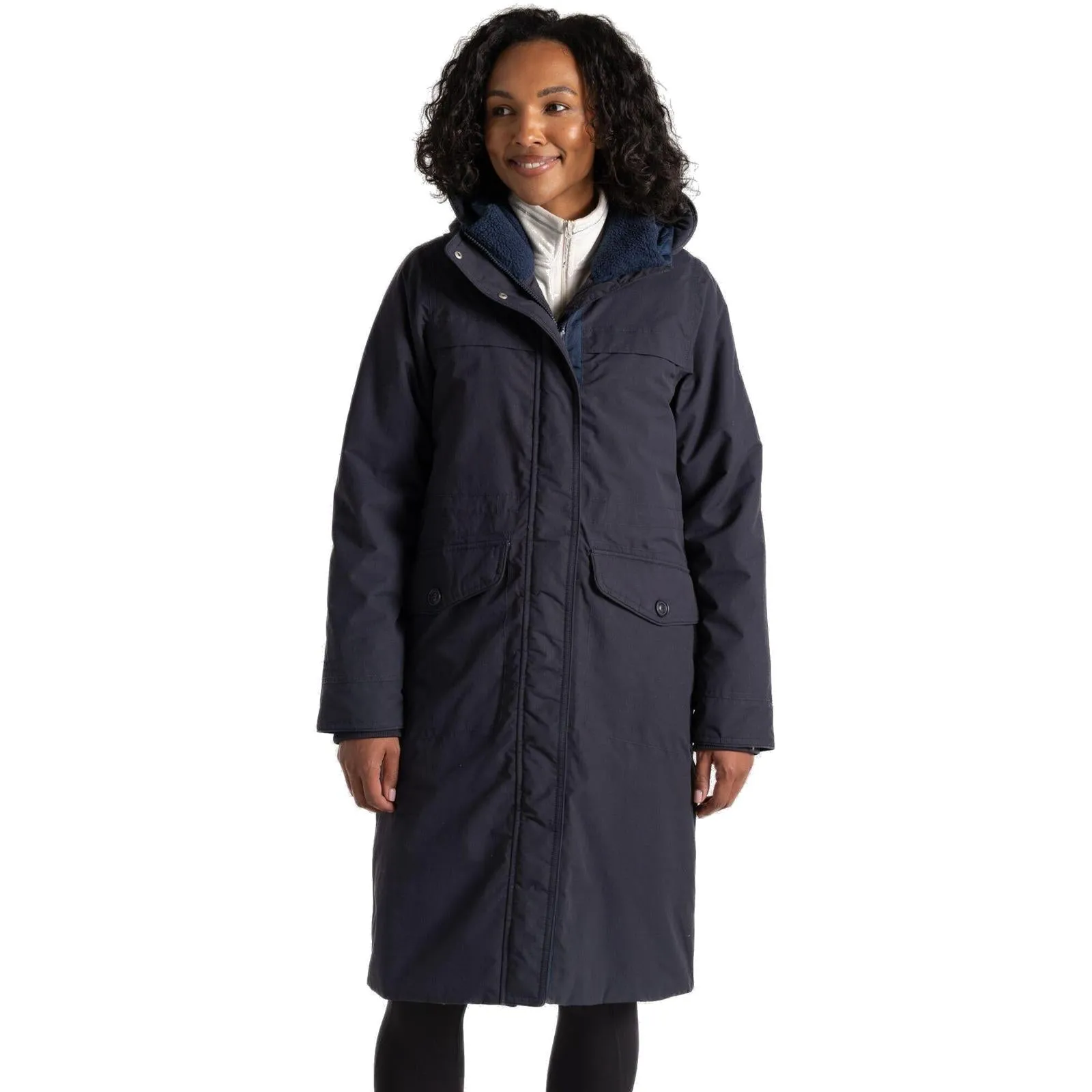 Sporty Layers Relaxed Fit Silhouette Craghoppers Womens Tyndal Waterproof Hooded Jacket