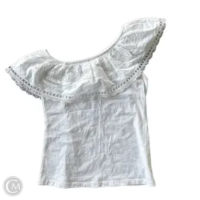 Modern Simplicity Minimalist Look Top Short Sleeve Designer By Lilly Pulitzer In White, Size: S