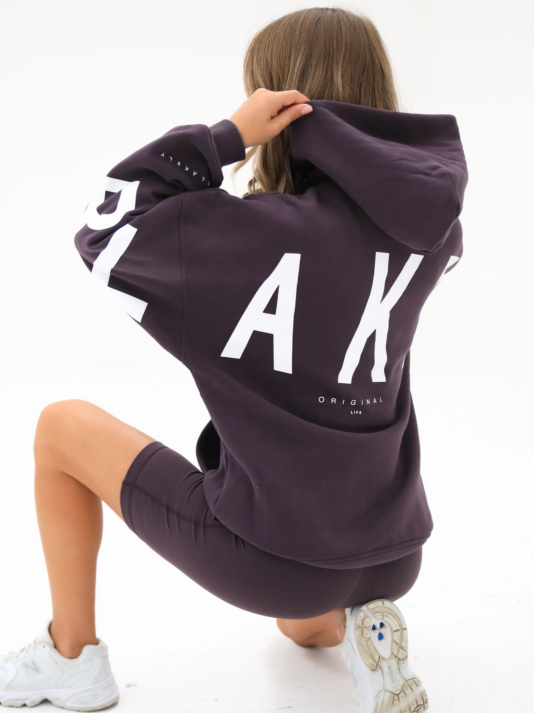 Roomy Comfort Isabel Oversized Hoodie - Plum