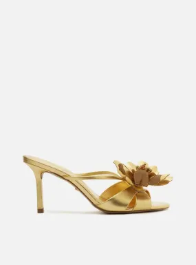 dry surface Daisy Leather Stiletto Sandal