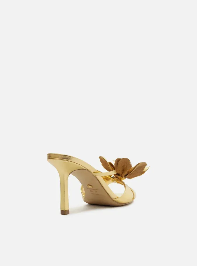Daisy Leather Stiletto Sandal Orthopedic Support