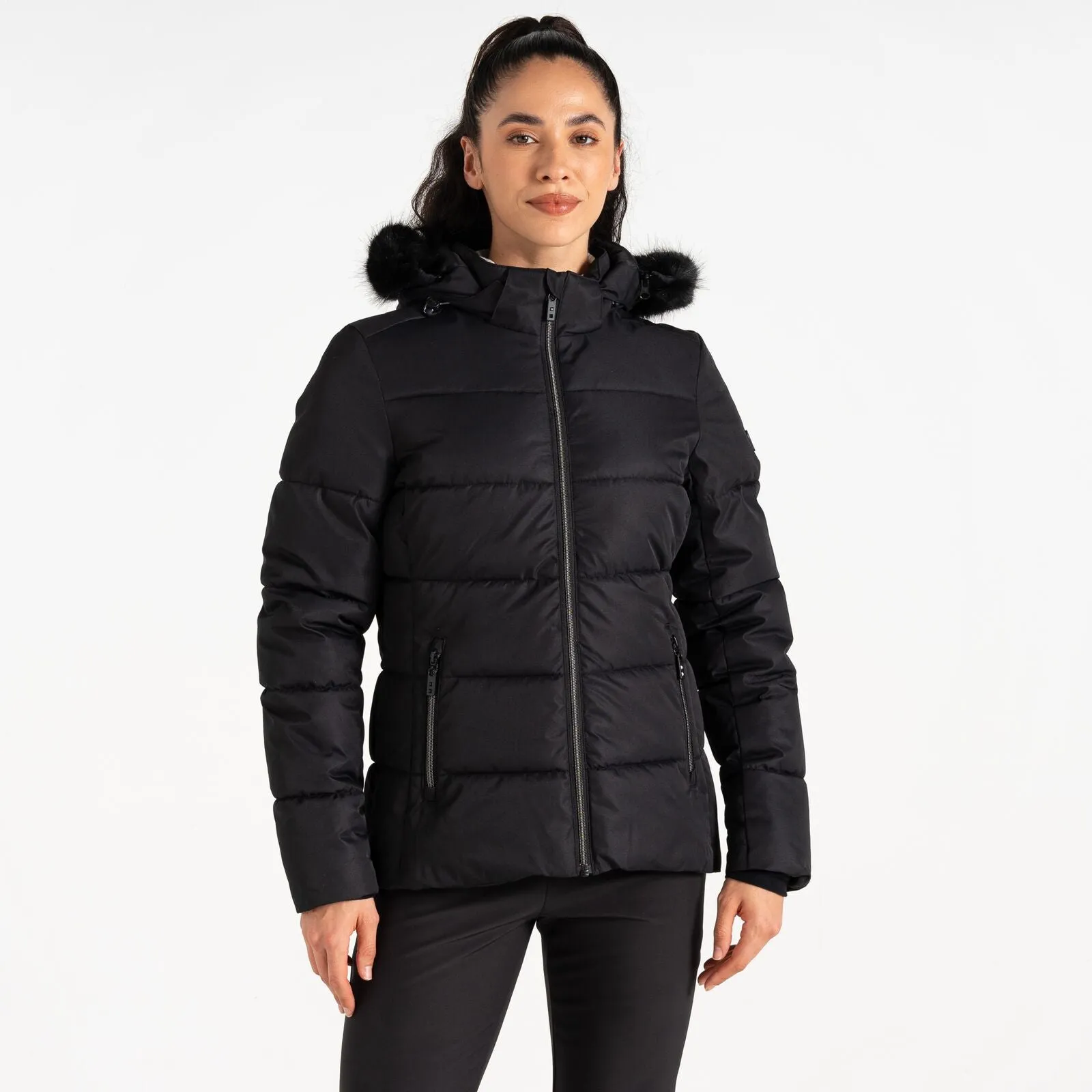 Dare 2B Womens Glamorize V X Swarovski Ski Jacket Short Length Versatile Styling