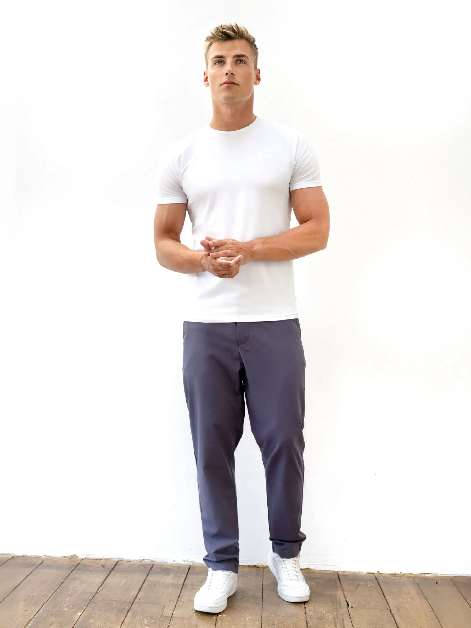 Style Basic Alston Trousers - Blue