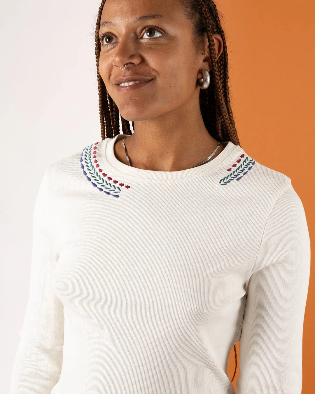 Timeless Style Dixie - Womens Long Sleeve T-Shirt - Cream