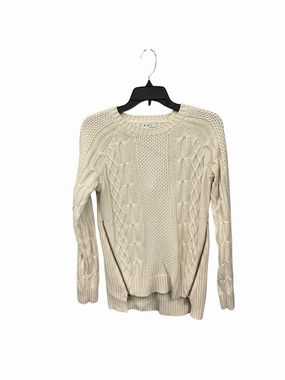MultipanelLayout Sweater By Cabi In Ivory, Size: S