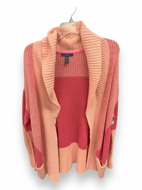 Torsion Support Structure Four Way Stretch Fabric Sweater Cardigan By Clothes Mentor In Multi-colored, Size: S