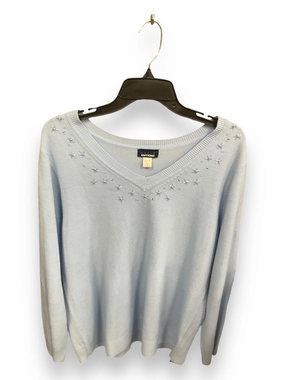 Sweater By Basic Editions In Blue, Size: 1x Reinforced Hem Sustainable Waterproofing
