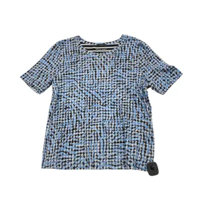 Multi-colored Top Short Sleeve Designer Marc Cain, Size M Casual Layer Wear Sleek Performance