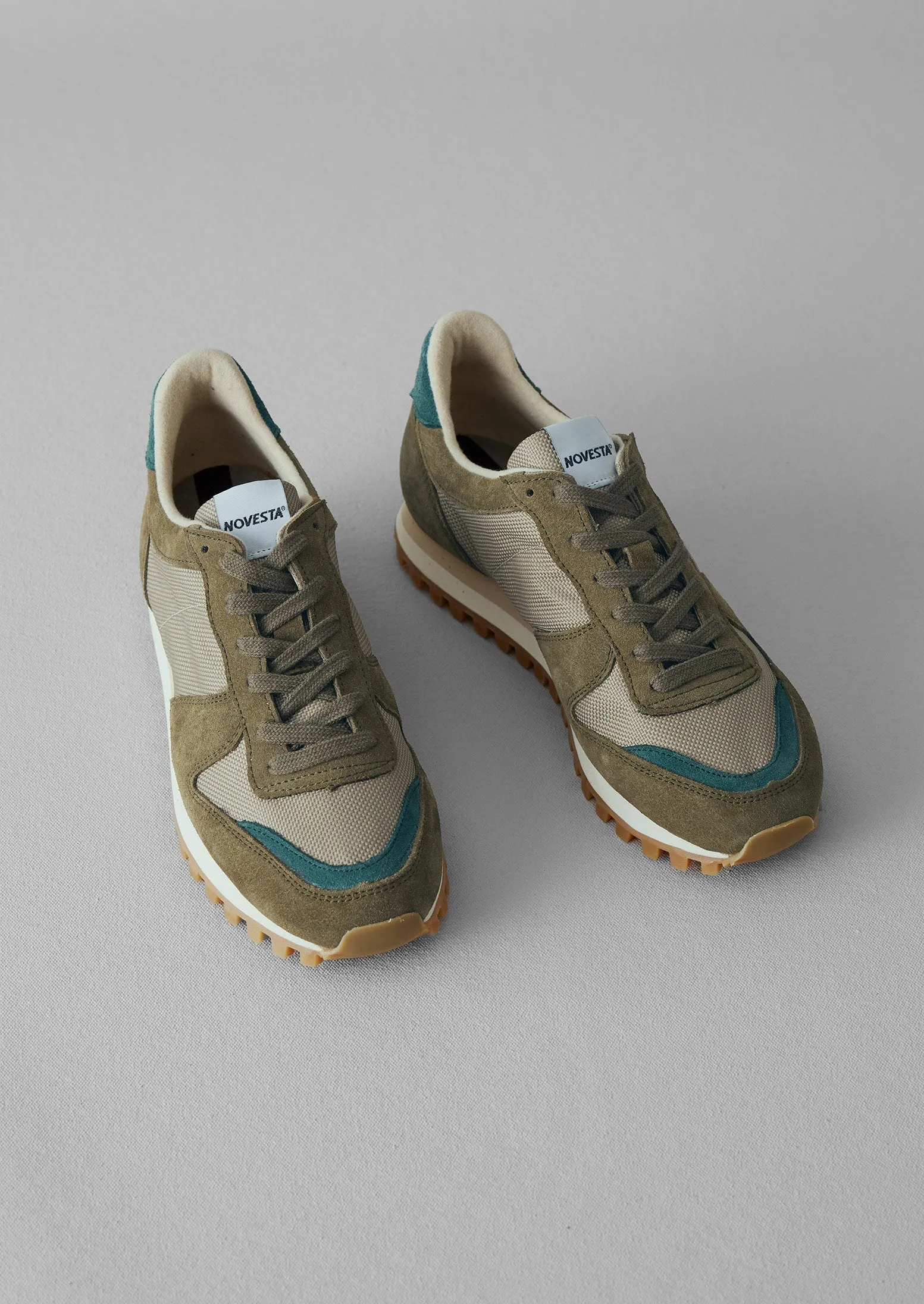 Neutral design Novesta Marathon Trail Sneakers | Pine