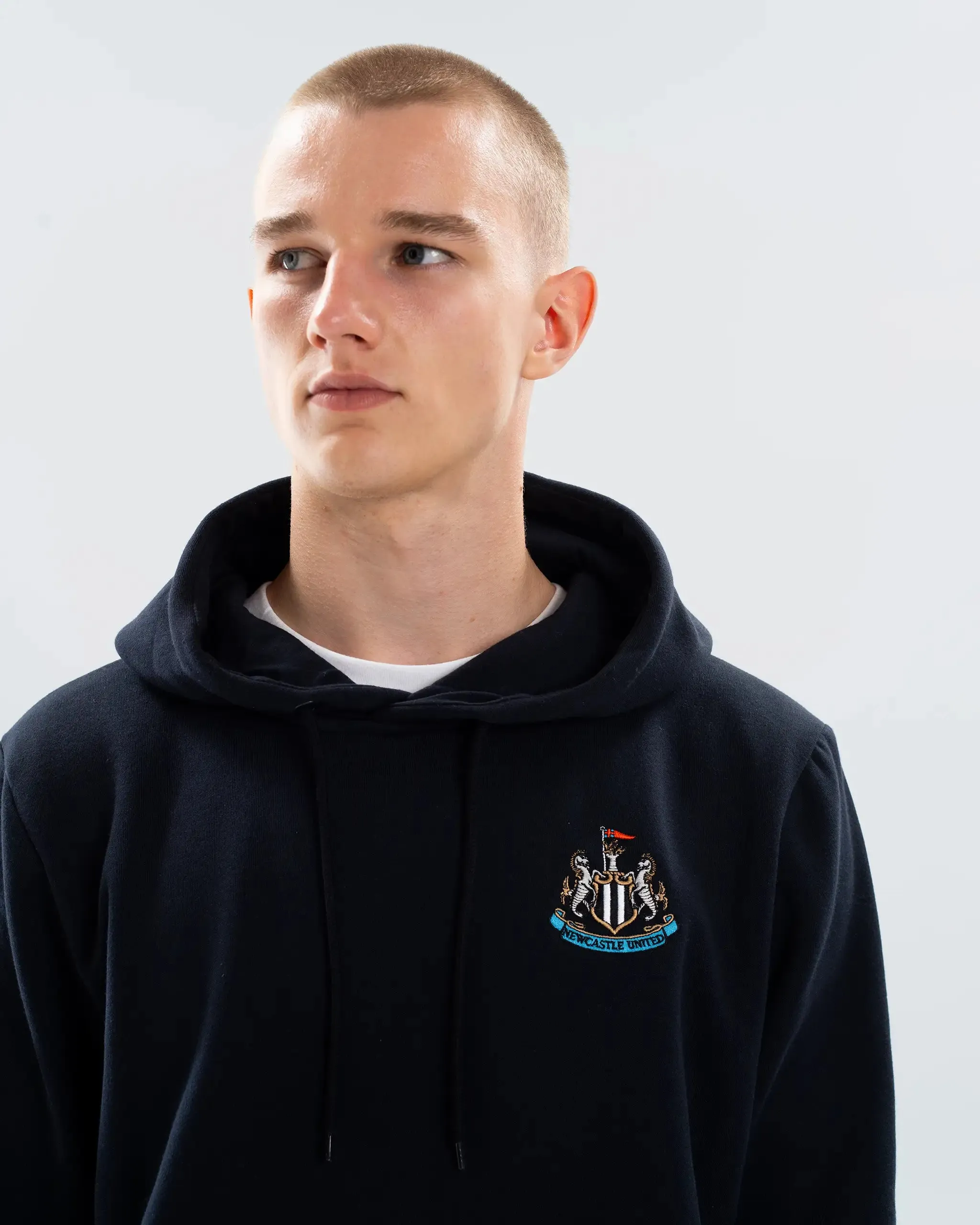 Easy Movement Newcastle United Men's Essentials Range Navy Hoodie
