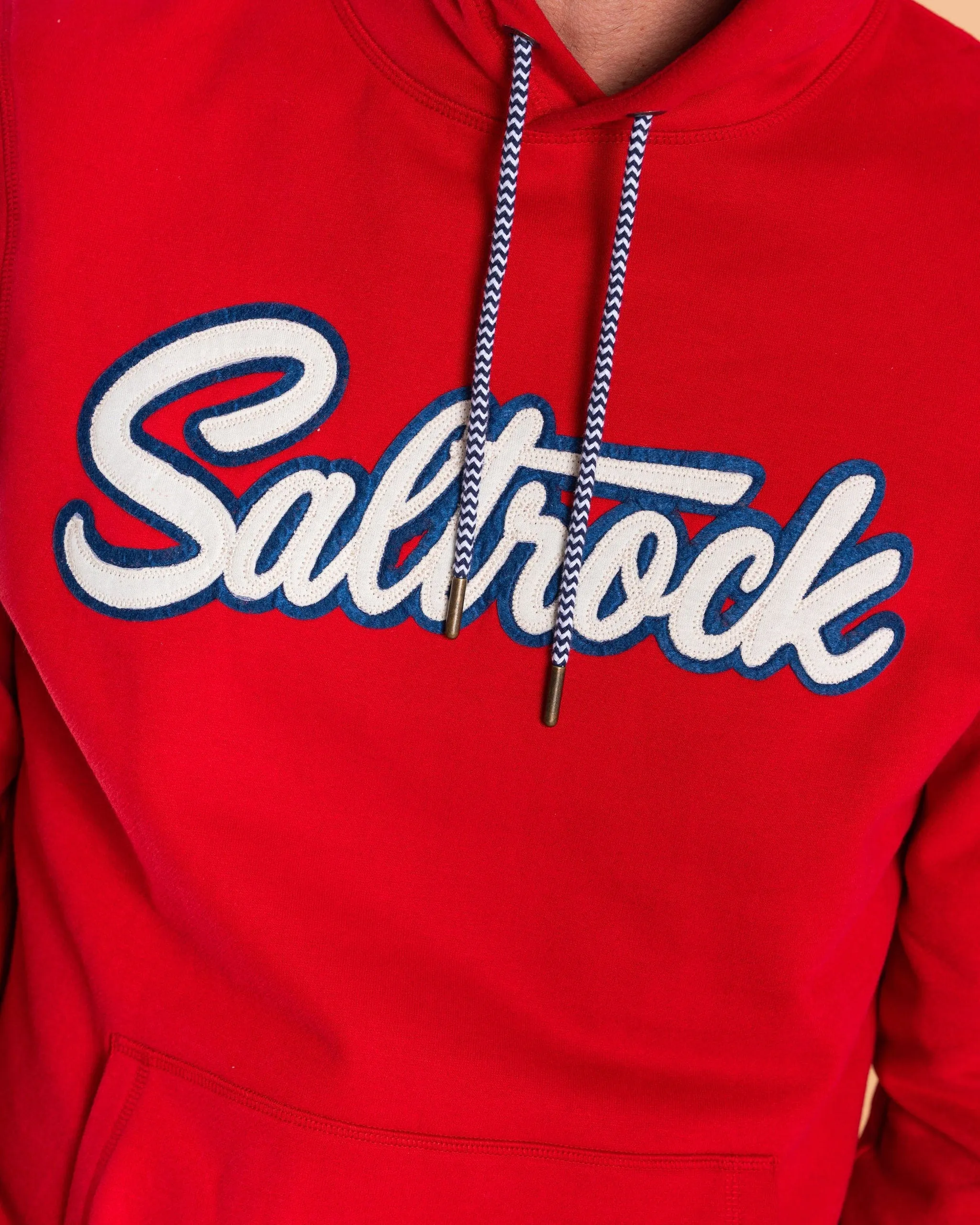 Strike - Mens Pop Hoodie - Red Fade Resistant Finish Perfect for Layering
