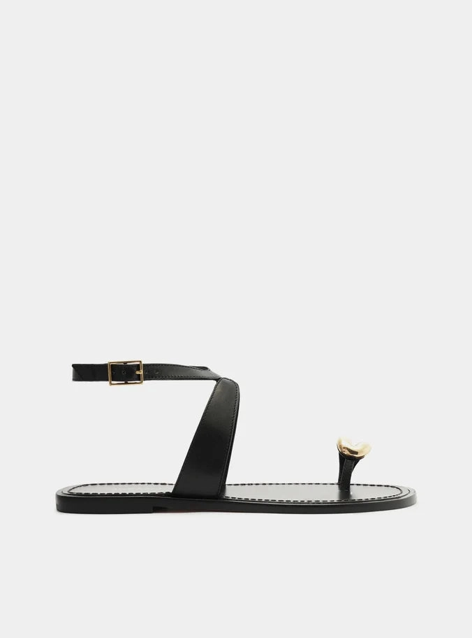 Light Fest Sleek Construction Kendall Leather Flat