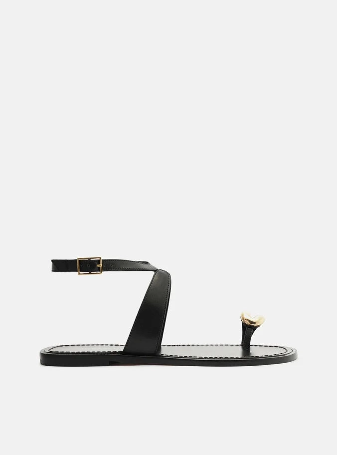 city trip Kendall Leather Flat