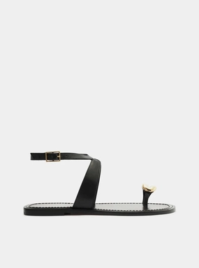 Kendall Leather Flat hypoallergenic Comfort Soles