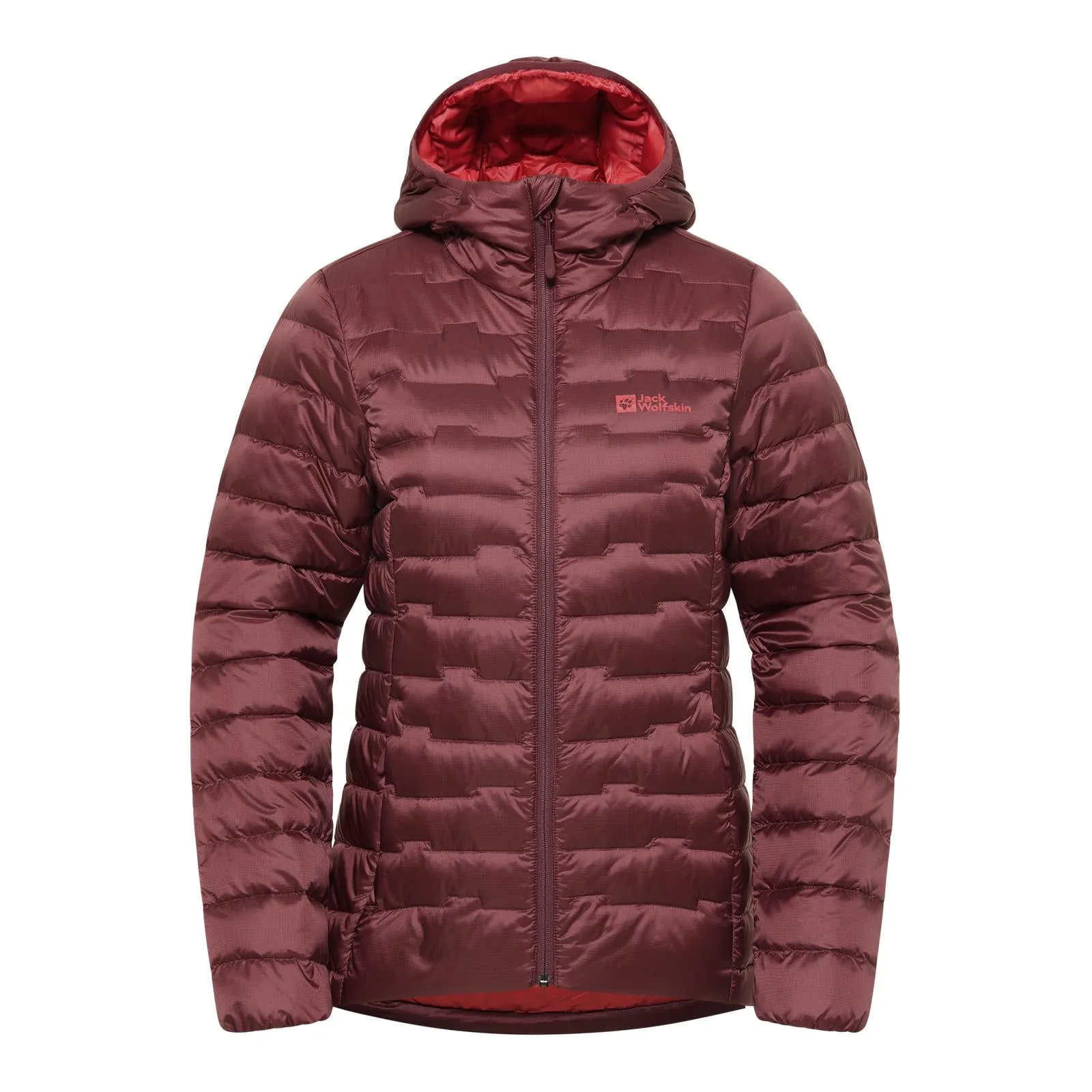 Jack Wolfskin Womens Passamani Packable Padded Jacket Versatile Layering Options