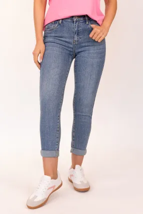 Active Wear Loose Fit Light Wash Boyfriend Toxik Jeans