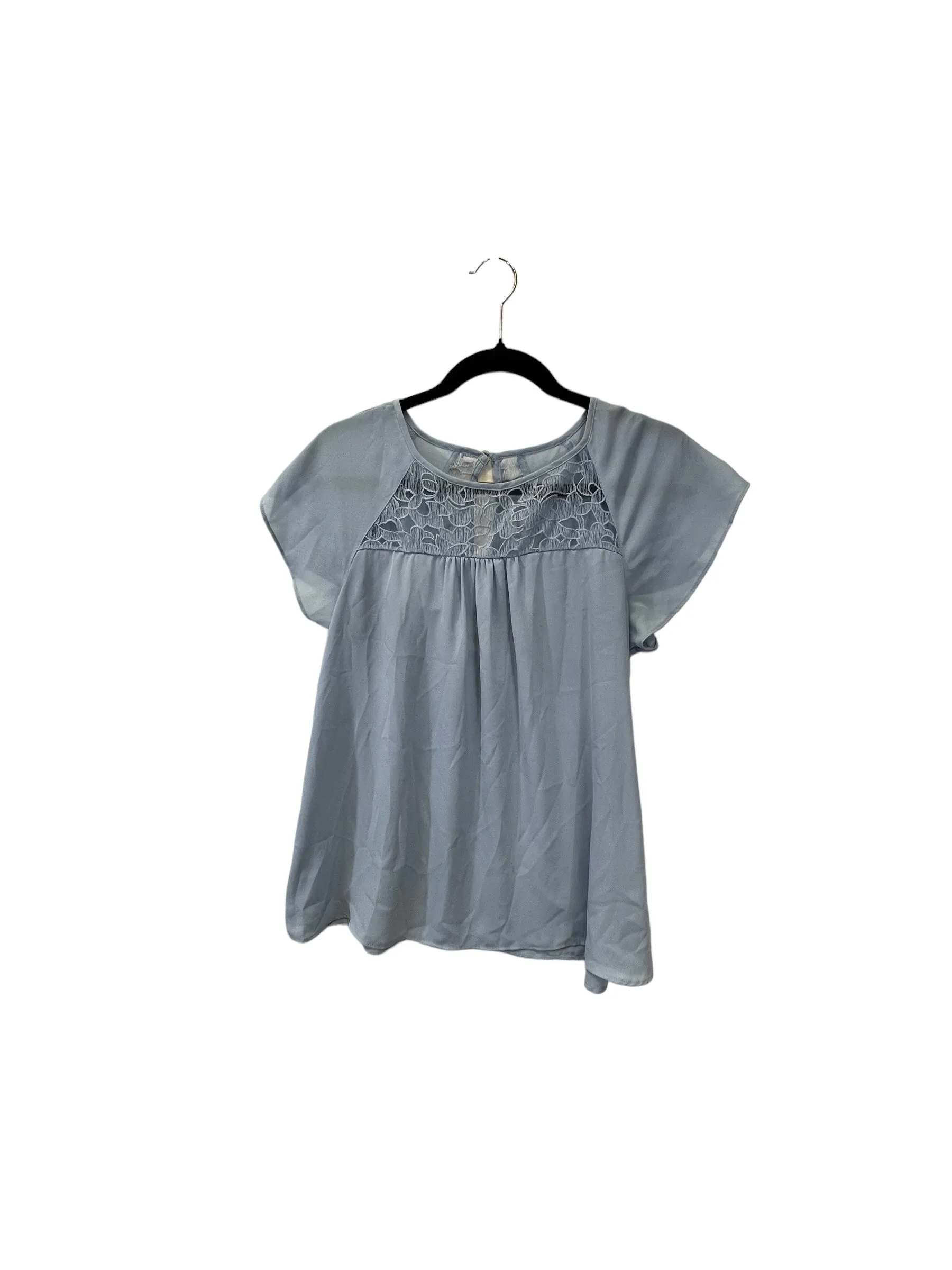 Blue Top Short Sleeve Designer Maeve, Size S Ultimate Fit