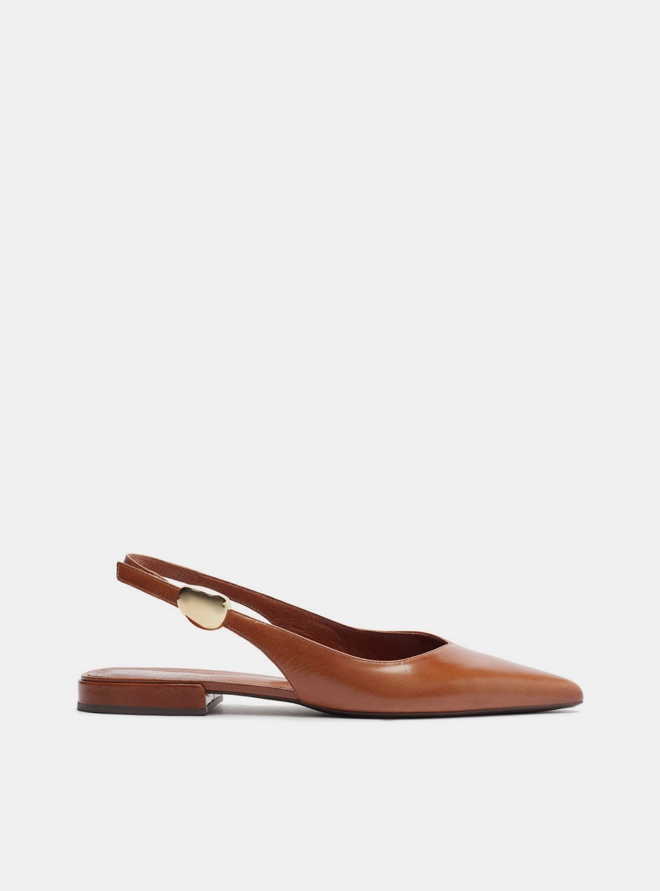 Market Step Ventilated Farrah Ballet Leather Flat